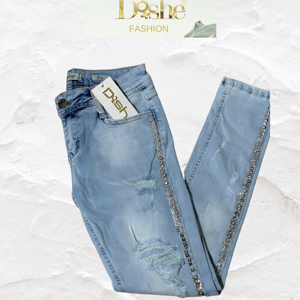 Brand Dishe light blue skinny stretch